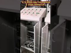 3000PCS/HR अंडा ट्रे मशीन ऑटो पेपर पल्प