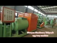पीएलसी कंट्रोल पेपर एग ट्रे बनाने की मशीन 30-45kw पावर एग ट्रे बनाने का उपकरण