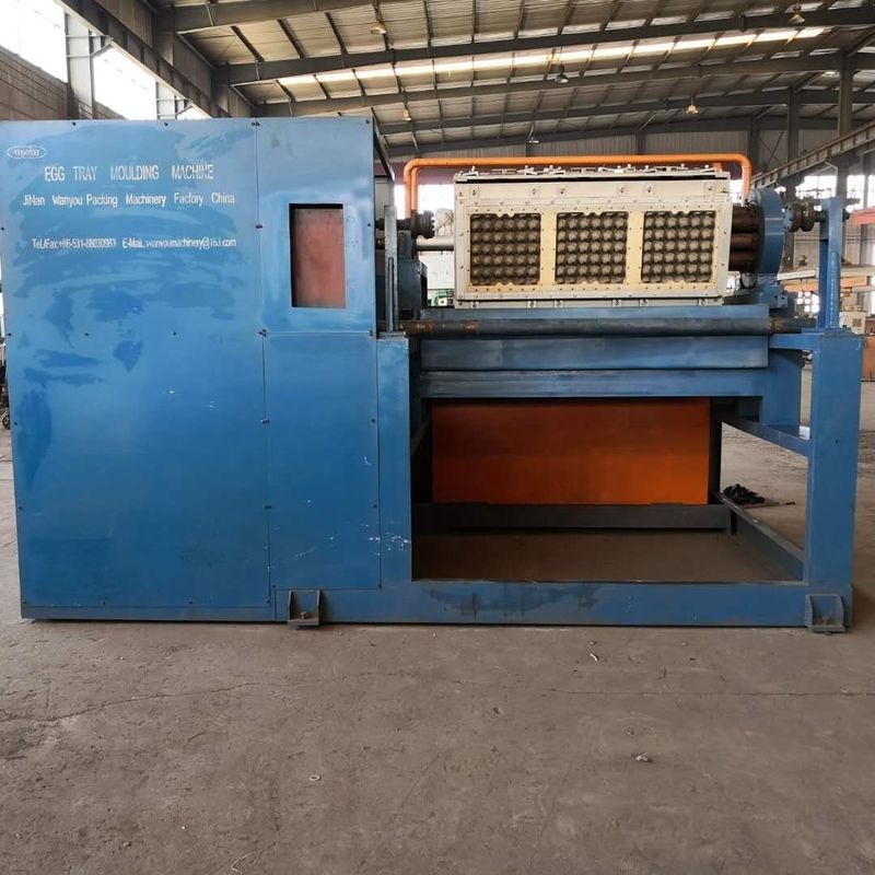 आउटपुट 150-450 किग्रा/घंटा रोटरी पेपर एग ट्रे बनाने की मशीनें पल्प मोल्डिंग एग कार्टन मशीन