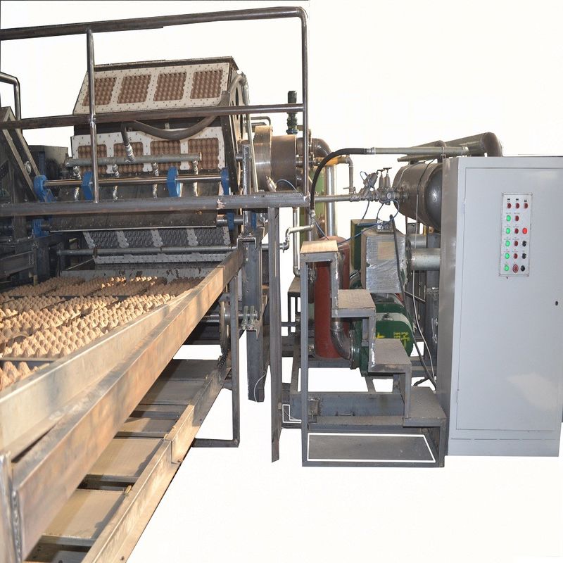 3000pcs/h पुनर्नवीनीकरण कागज अंडा बॉक्स बनाने की मशीन रोटरी प्रकार उच्च गति