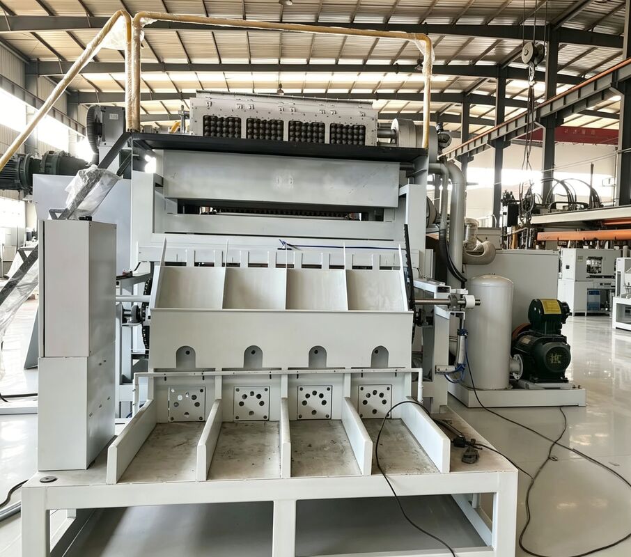 2000-3000PCS/H रोटरी अंडा ट्रे मशीन पर्यावरण के अनुकूल पुनर्नवीनीकरण कागज अंडा ट्रे उत्पादन लाइन