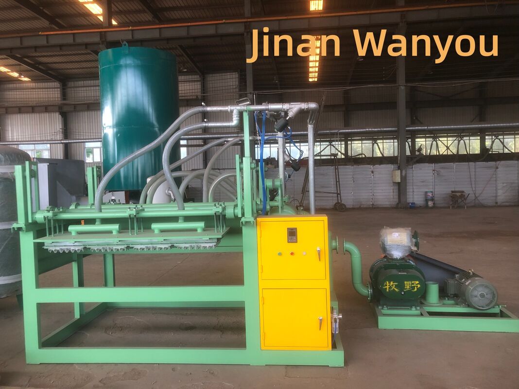 Semai Automatic Paper Egg Tray Machine Pulp Molding Machine 1*4 Molds 1500pcs/h Low-Cost Eco-Friendly  