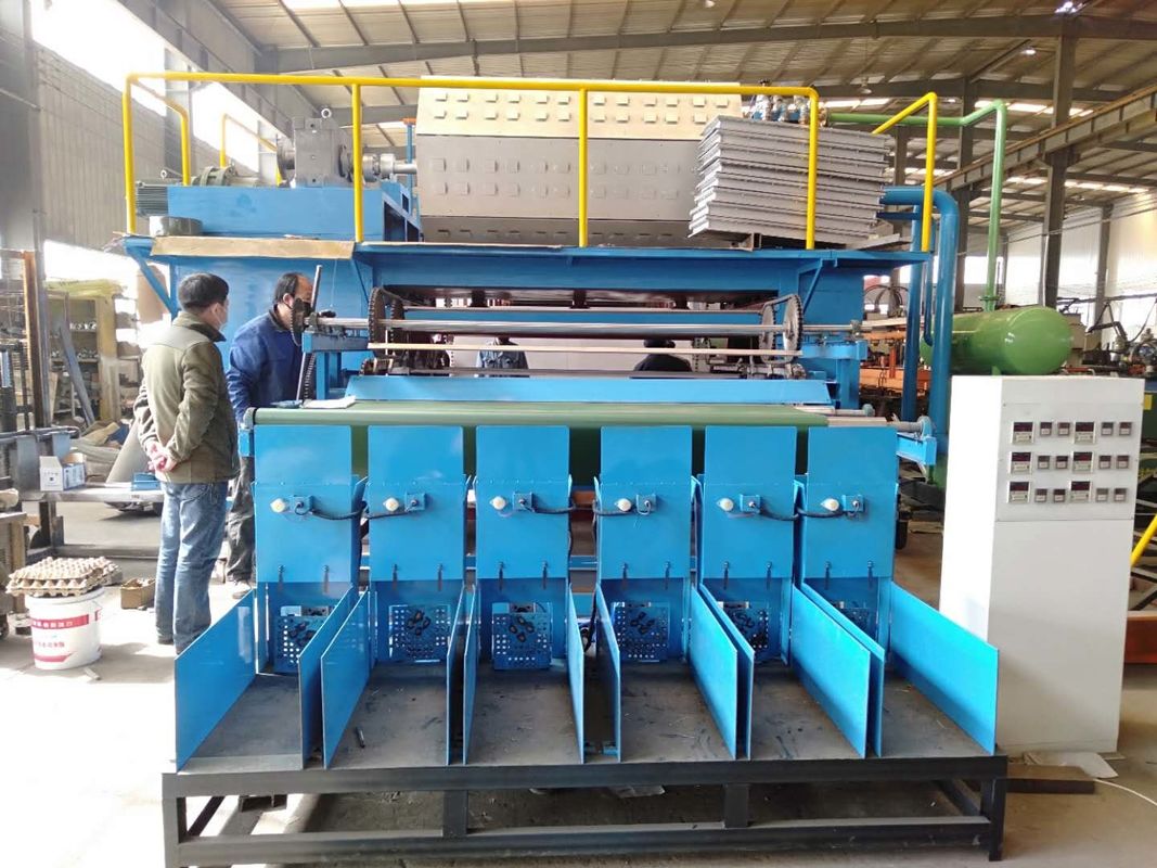 कचरा कागज पुनर्नवीनीकरण अंडा ट्रे मशीन/स्वचालित कागज ऊतक अंडा ट्रे उत्पादन लाइन