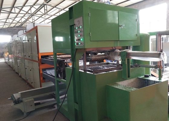 अपशिष्ट कागज पल्प अंडे ट्रे उत्पादन लाइन 700pcs/hour क्षमता उच्च दक्षता